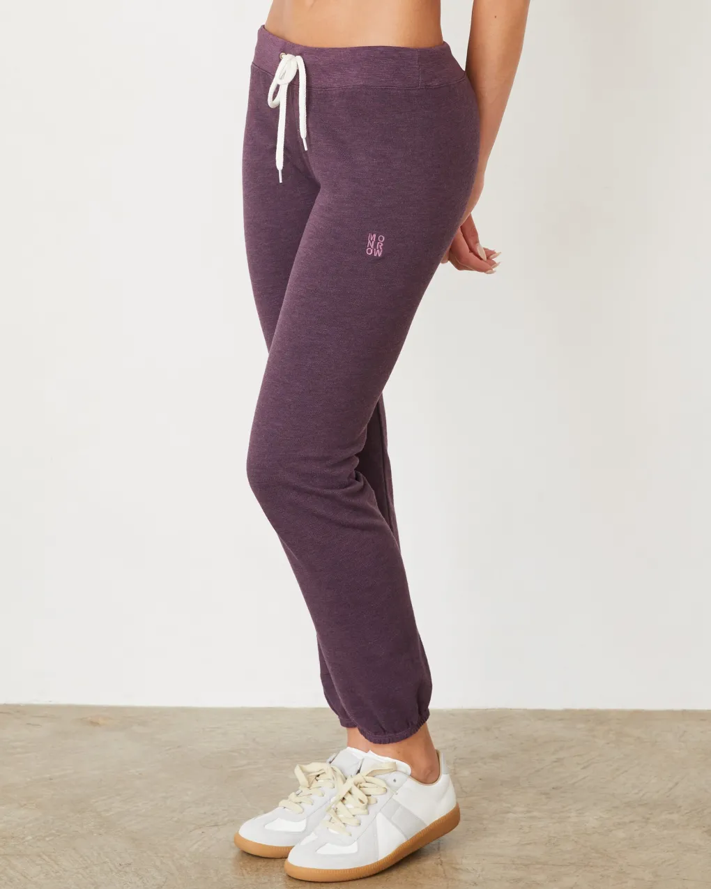 Travel Essentials|Sets*MONROW Original Fleece Vintage Sweat HEATHEREDGRAPE