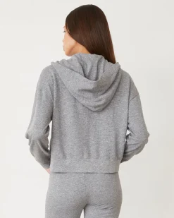Travel Essentials|Sets*MONROW Original Fleece Zip Up Hoody GRANITE