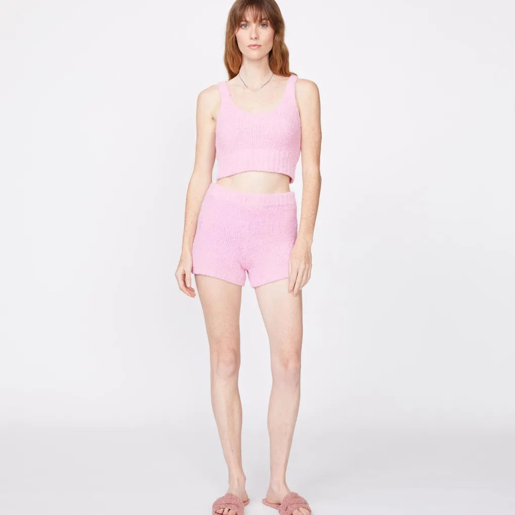 Shorts*MONROW Plush Sweater Shorts ORCHID