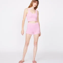 Shorts*MONROW Plush Sweater Shorts ORCHID