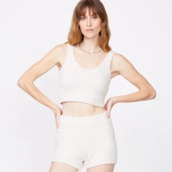 Tanks*MONROW Plush Sweater Tank - Color CHALK