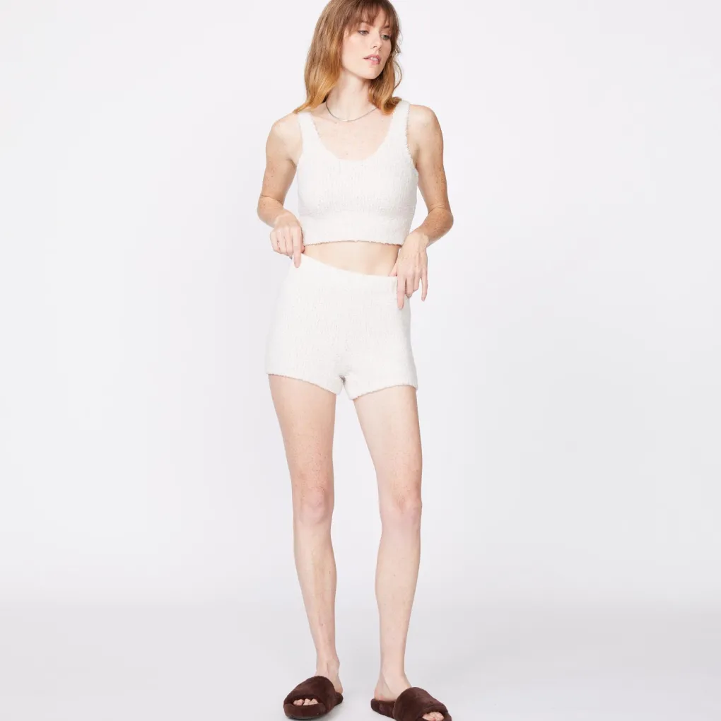 Tanks*MONROW Plush Sweater Tank - Color CHALK