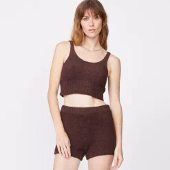 Tanks*MONROW Plush Sweater Tank - Color COCOA
