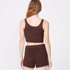 Tanks*MONROW Plush Sweater Tank - Color COCOA