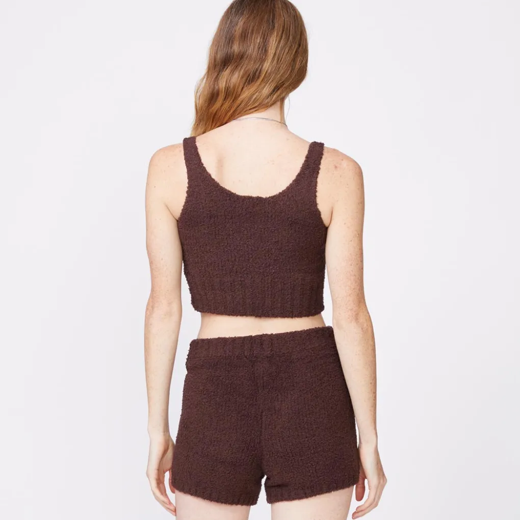 Tanks*MONROW Plush Sweater Tank - Color COCOA