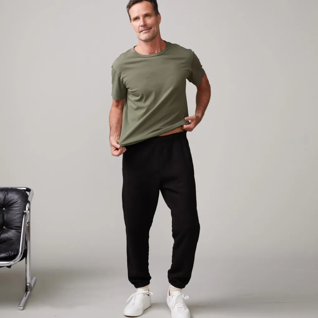 Men's Tops*MONROW Relaxed Crew GENERALGREEN