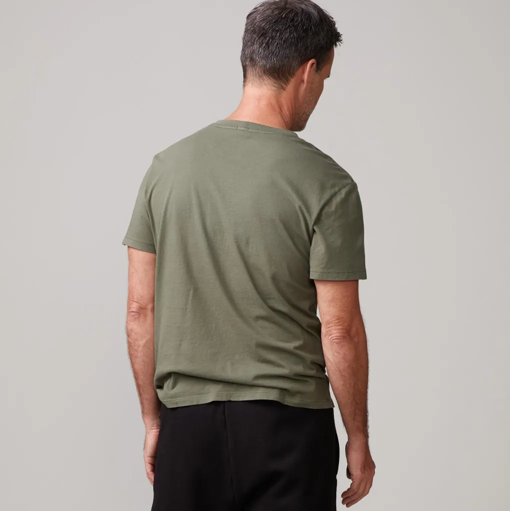 Men's Tops*MONROW Relaxed Crew GENERALGREEN