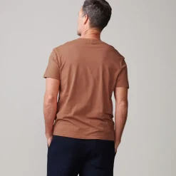 Men's Tops|Mens Sale*MONROW Relaxed Crew CARAMEL