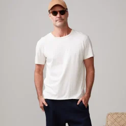Men's Tops*MONROW Relaxed Crew OFFWHITE