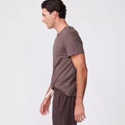 Men's Tops|Mens Sale*MONROW Relaxed Crew COCOA