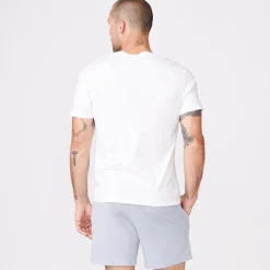 Men's Tops*MONROW Relaxed V WHITE