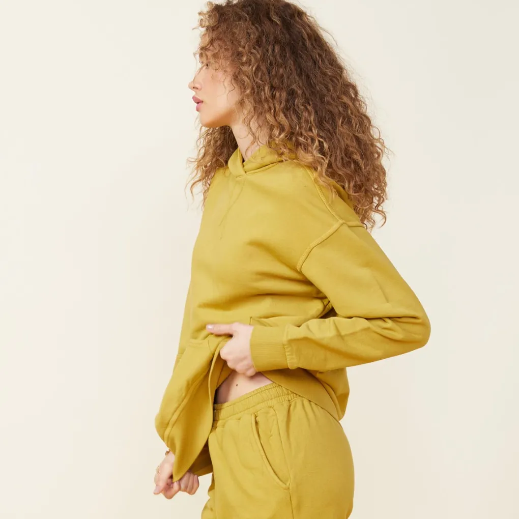 Hoodies*MONROW 90's Classic Hoody GOLDENOLIVE