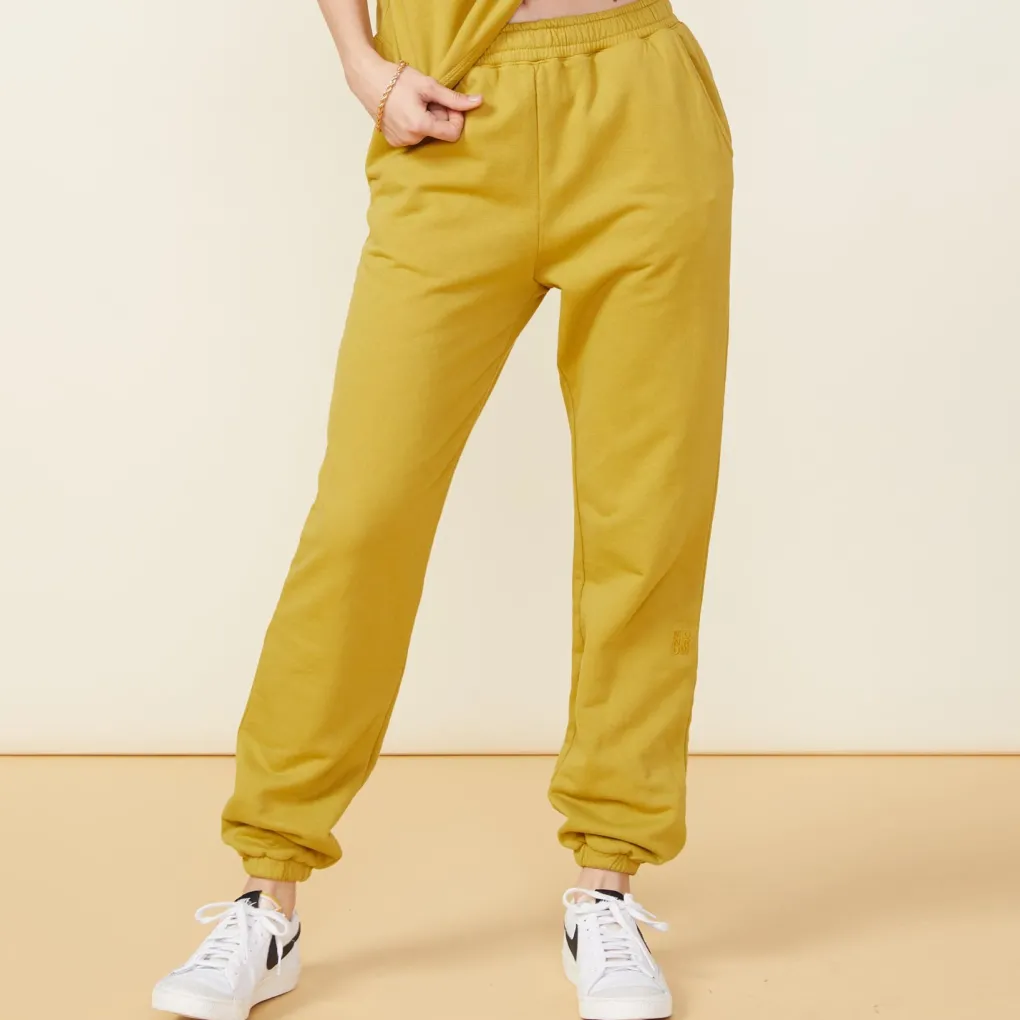Sweats*MONROW 90's Classic Joggers GOLDENOLIVE