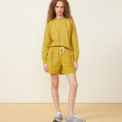 Sweatshirts*MONROW 90's Classic Raglan GOLDENOLIVE