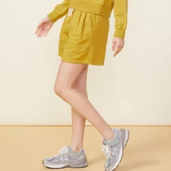 Shorts*MONROW 90's Classic Sweat Short GOLDENOLIVE