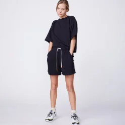 Shorts*MONROW 90's Classic Sweat Short BLACK