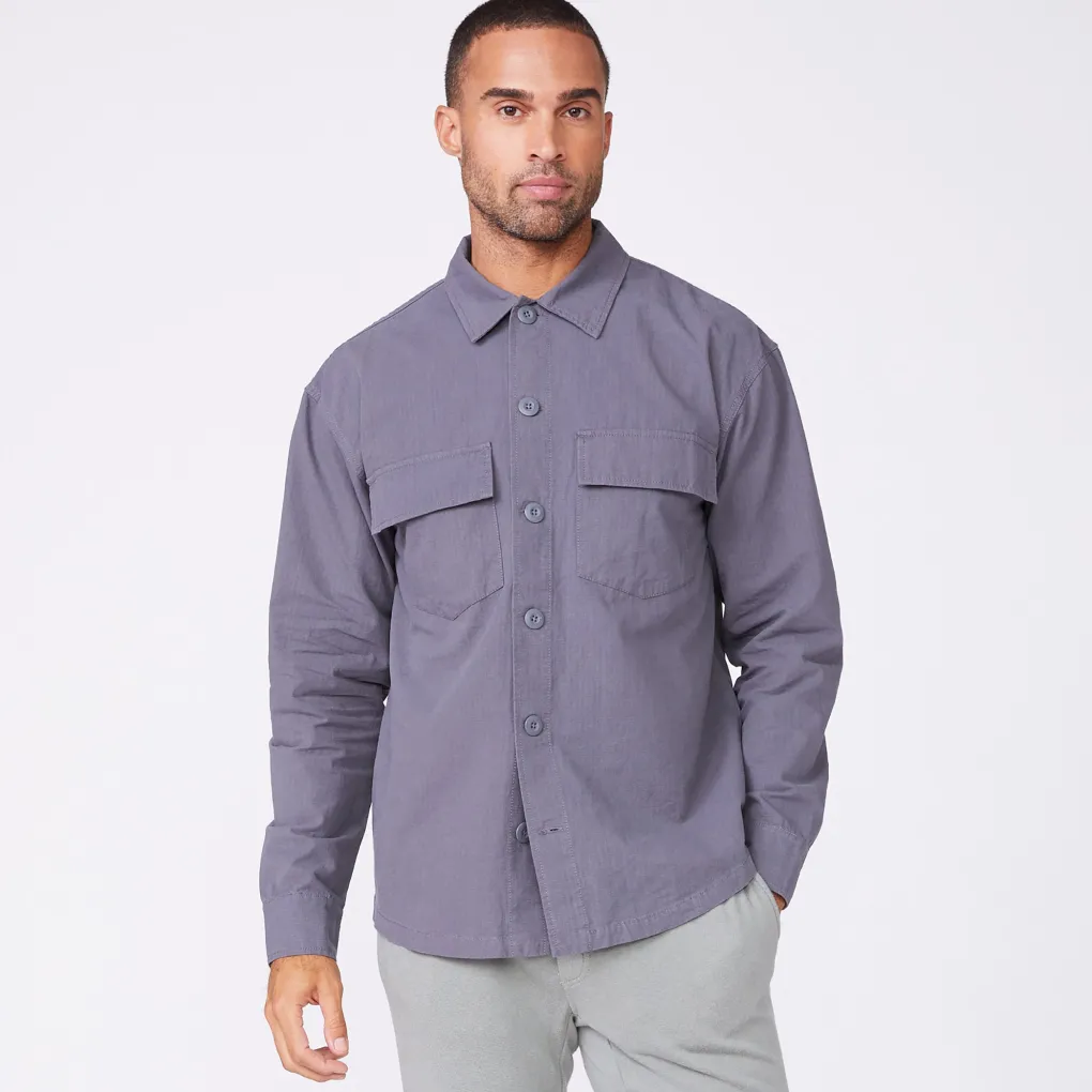 Men's Tops|Mens Sale*MONROW Shirt Jacket NEPTUNE