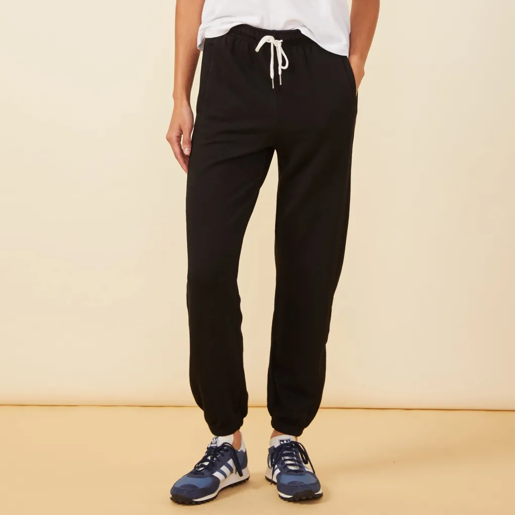 Softfleece|Sweats*MONROW Softfleece Baggy Sweat BLACK