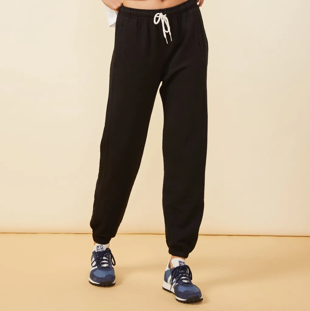 Softfleece|Sweats*MONROW Softfleece Baggy Sweat BLACK