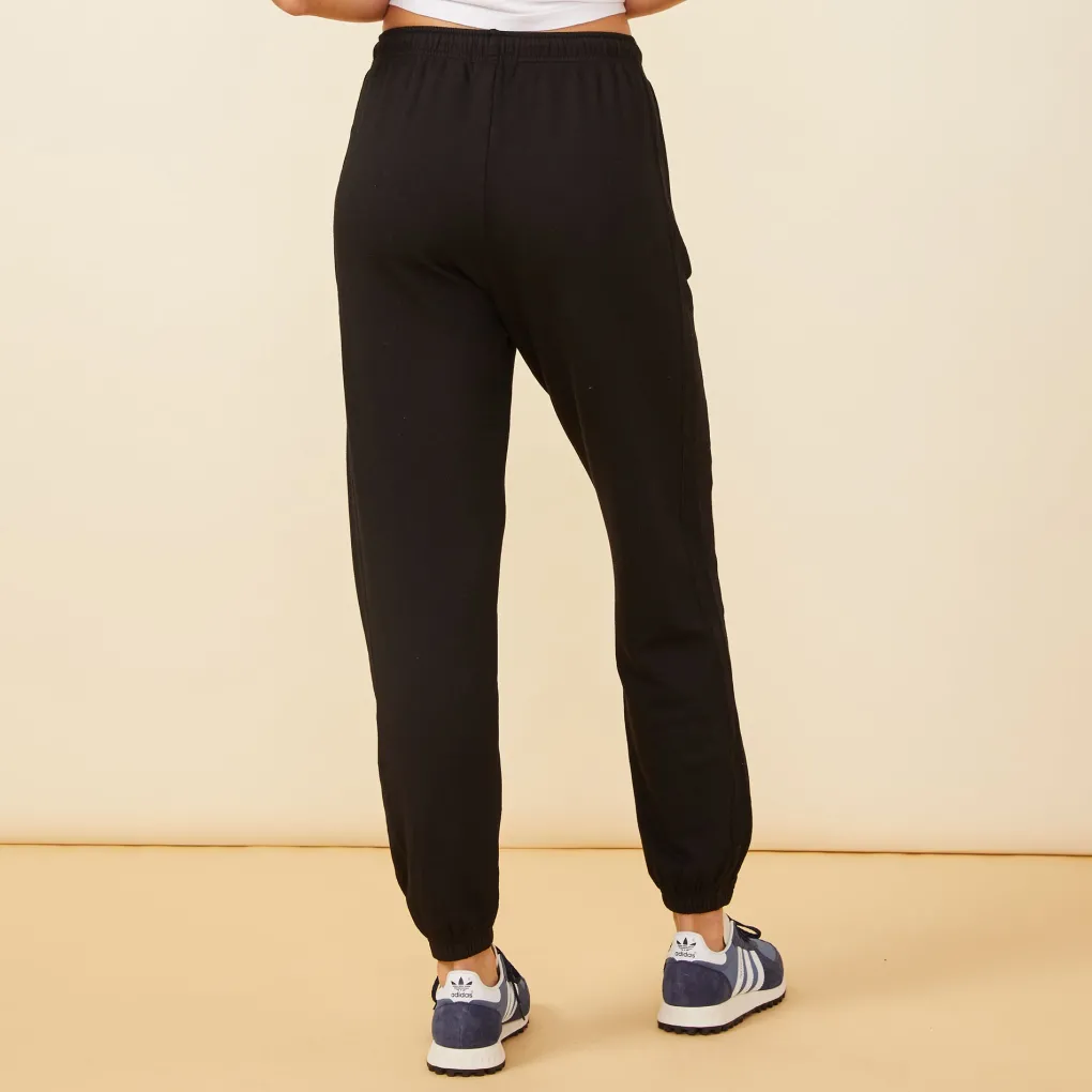 Softfleece|Sweats*MONROW Softfleece Baggy Sweat BLACK