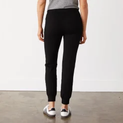 Sweats*MONROW Softfleece Girlfriend Sweats BLACK