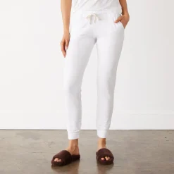 Softfleece|Sweats*MONROW Softfleece Girlfriend Sweats WHITE
