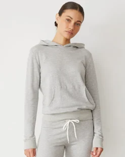 Softfleece|Sweatshirts*MONROW Softfleece Kangaroo Pullover HEATHERGREY