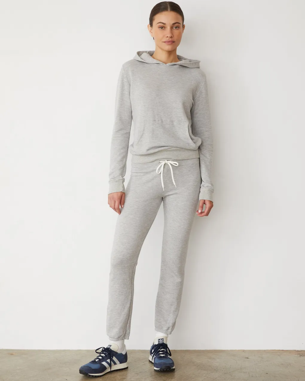 Softfleece|Sweatshirts*MONROW Softfleece Kangaroo Pullover HEATHERGREY