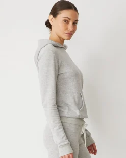Softfleece|Sweatshirts*MONROW Softfleece Kangaroo Pullover HEATHERGREY