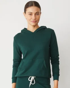 Softfleece|Sets*MONROW Softfleece Kangaroo Pullover EVERGREEN