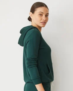 Softfleece|Sets*MONROW Softfleece Kangaroo Pullover EVERGREEN