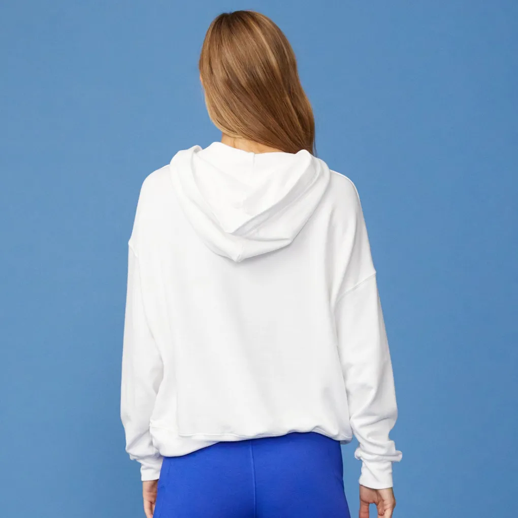 Softfleece|Hoodies*MONROW Softfleece Slouchy Pullover WHITE