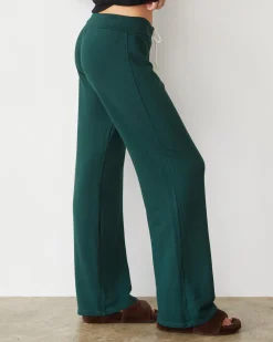 Softfleece|Sweats*MONROW Softfleece Straight Leg Vintage Sweat EVERGREEN