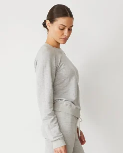 Softfleece|Sets*MONROW Softfleece Vintage Raglan HEATHERGREY