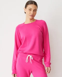 Softfleece|Sets*MONROW Softfleece Vintage Raglan FUCHSIA