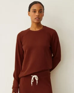 Softfleece|Sweatshirts*MONROW Softfleece Vintage Raglan RUST
