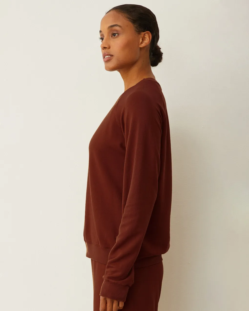 Softfleece|Sweatshirts*MONROW Softfleece Vintage Raglan RUST