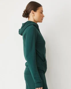 Softfleece|Zip-Up Hoodies*MONROW Softfleece Zip Up Hoody EVERGREEN