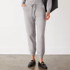 Soft Knit|Sweats*MONROW Soft Knit Cuffed Jogger HEATHERGREY