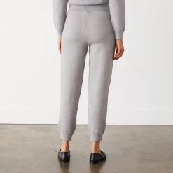 Soft Knit|Sweats*MONROW Soft Knit Cuffed Jogger HEATHERGREY