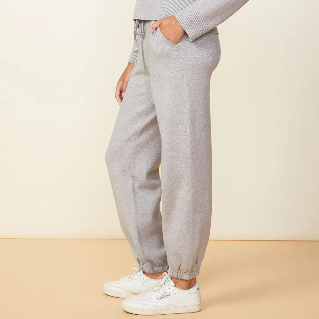 Soft Knit|Sweats*MONROW Soft Knit Oversized Vintage Sweat HEATHERGREY