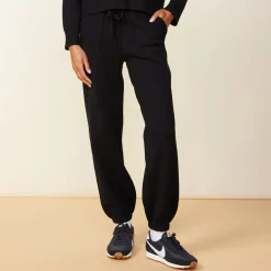 Soft Knit|Sweats*MONROW Soft Knit Oversized Vintage Sweat BLACK