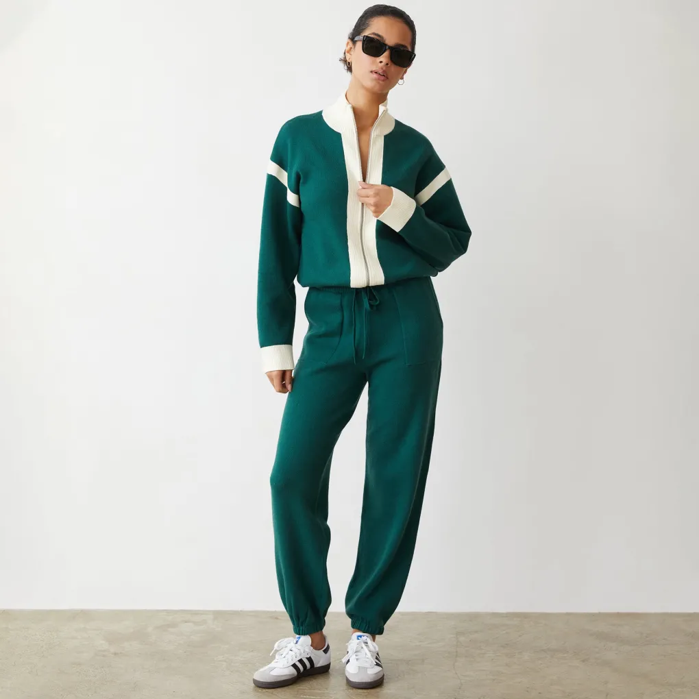 Soft Knit|Sweats*MONROW Soft Knit Oversized Vintage Sweat EVERGREEN