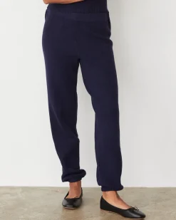 Soft Knit|Travel Essentials*MONROW Softknit Rib Waffle Oversized Sweat DARKNAVY