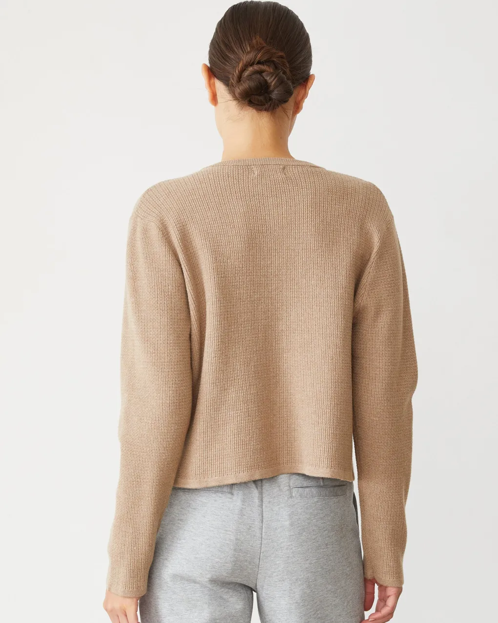 Soft Knit|Sweaters*MONROW Softknit Waffle Cardigan BARLEY