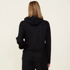 Soft Knit|Zip-Up Hoodies*MONROW Soft Knit Zip Up Hoody BLACK