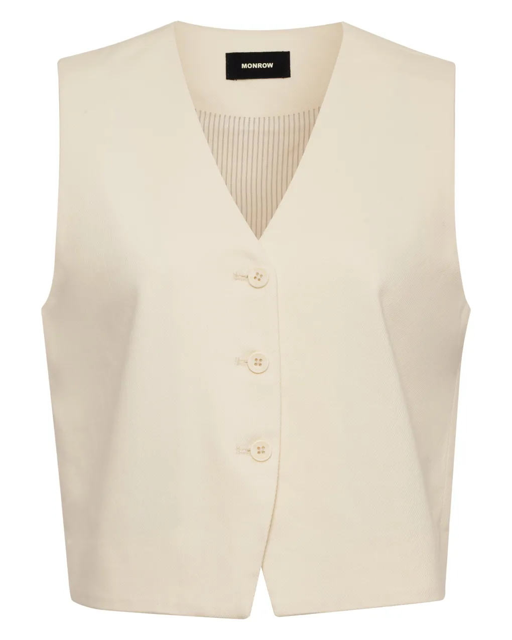 Sets|Tanks*MONROW Soft Twill Relaxed Vest BONE