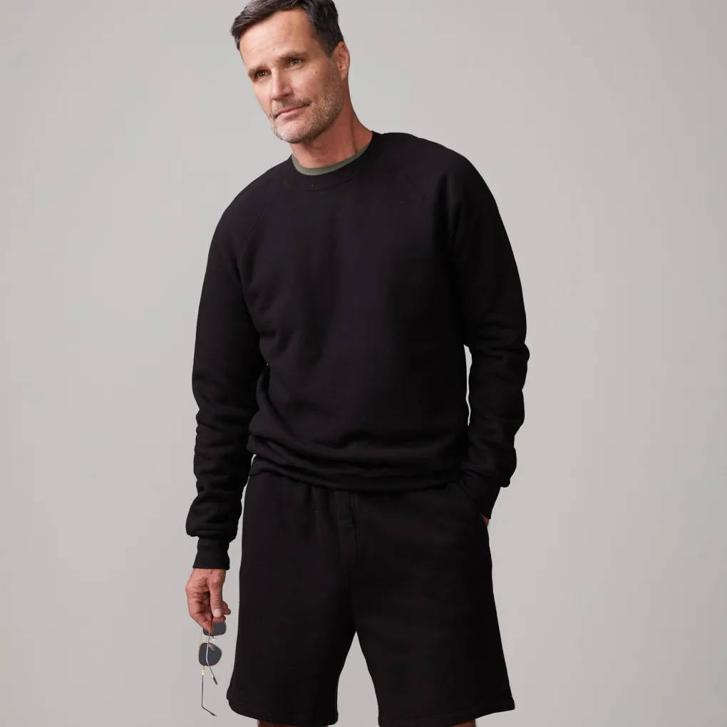 Mens Classics|Men's Classics*MONROW 70's Raglan BLACK
