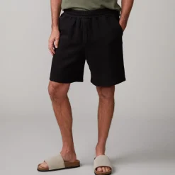 Men's Bottoms|Mens Sale*MONROW 70's Shorts BLACK