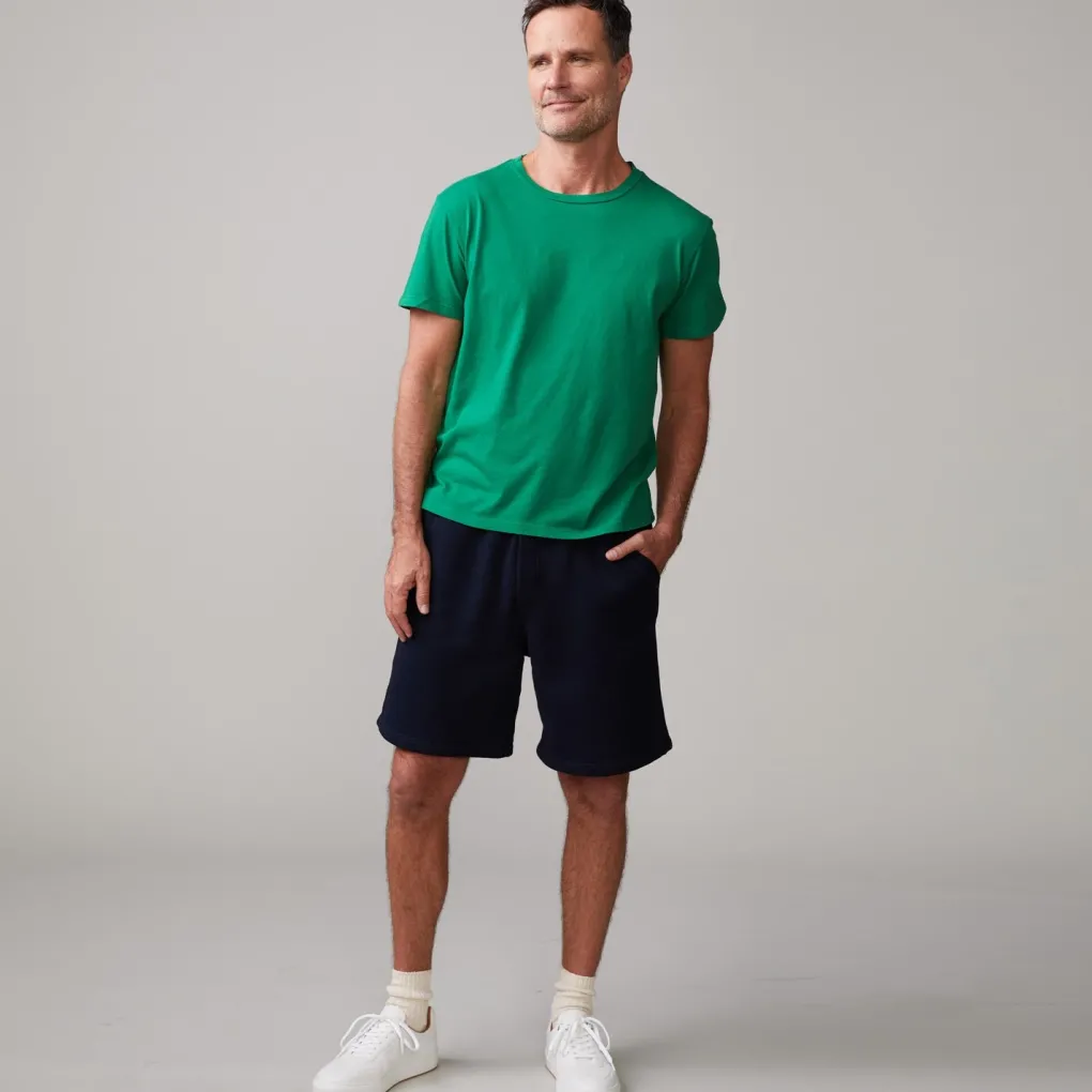 Men's Bottoms|Mens Sale*MONROW 70's Shorts INDIGO